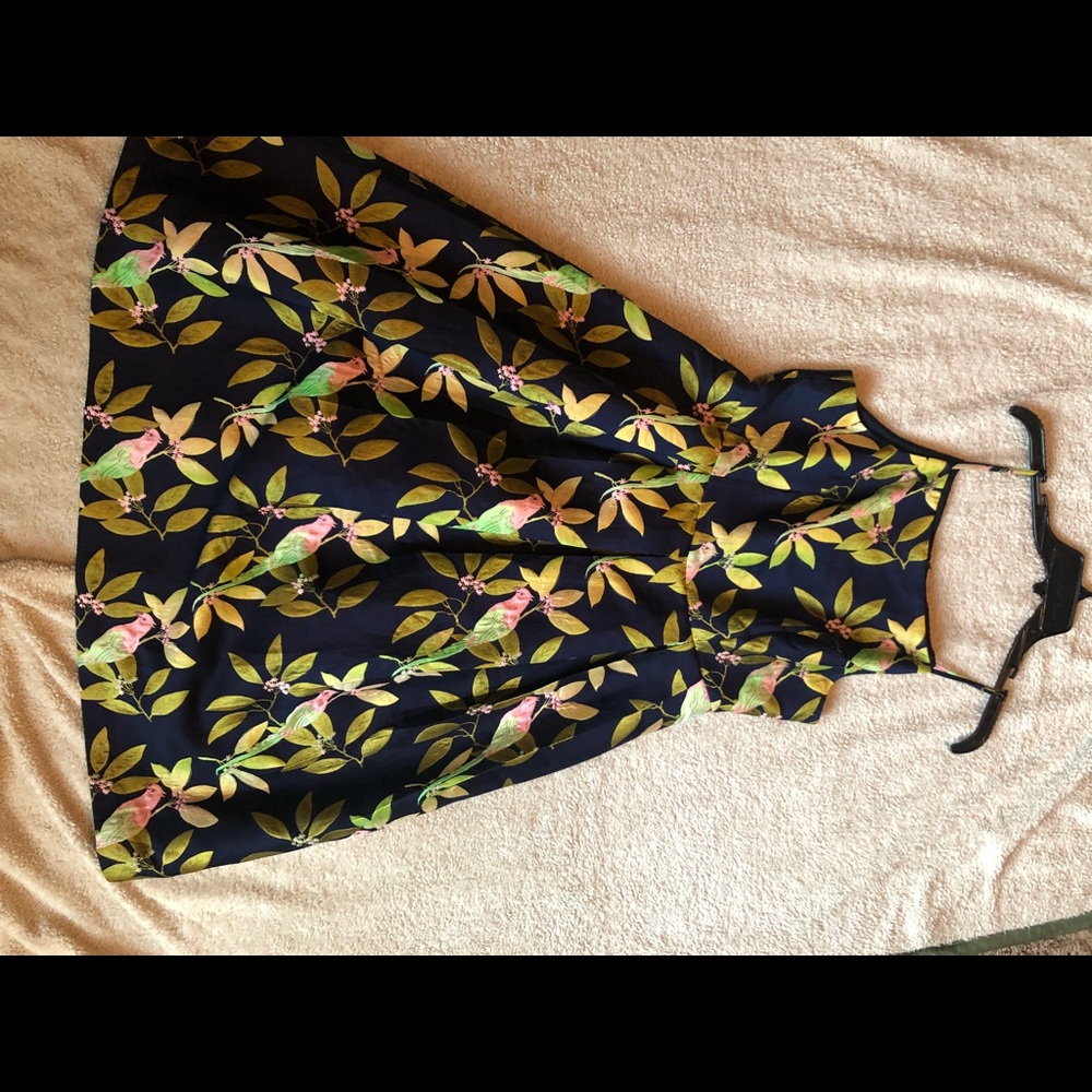 Fit and flare dress with pockets